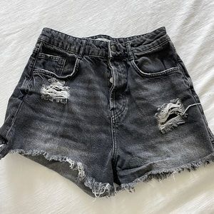 Zara high rise shorts